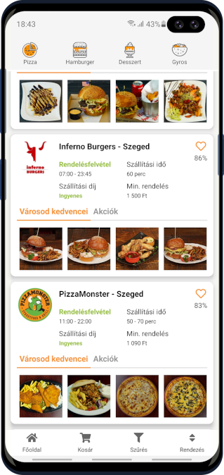 Falatozz App